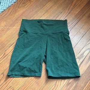 TNA Green Biker Shorts